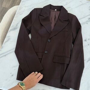 Elegant Brown Blazer